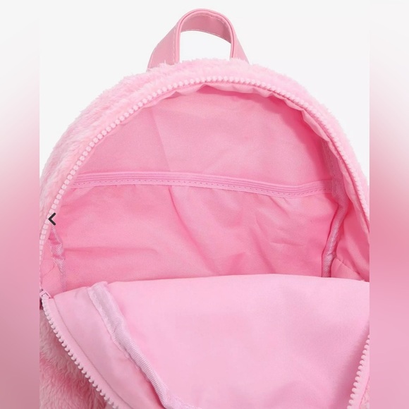MELANIE MARTINEZ Portals Fuzzy Pink Backpack with Zipper Closure - Picture 13 of 13
